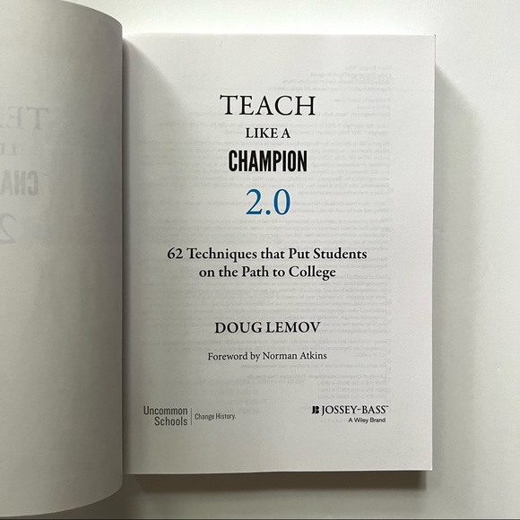 Teach Like a Champion 2.0 Paperback Book by Doug Lemov - Picture 4 of 8